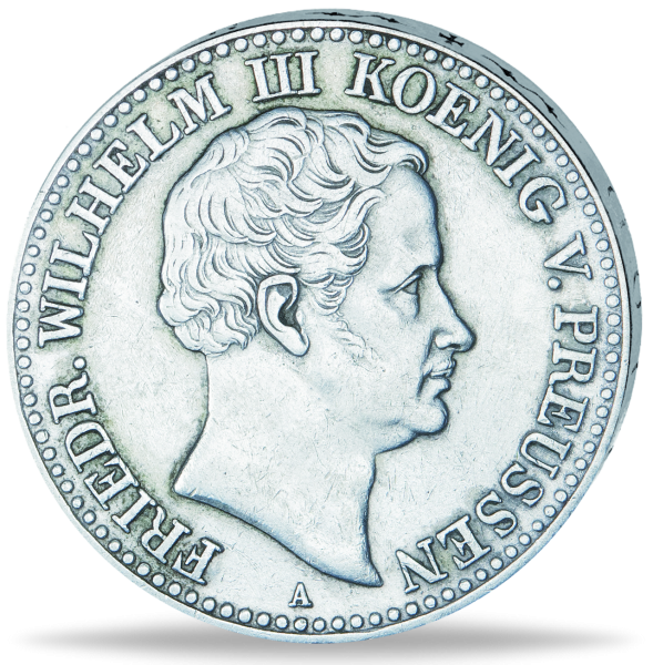 Taler Friedrich Wilhelm III - Vorderseite Münze