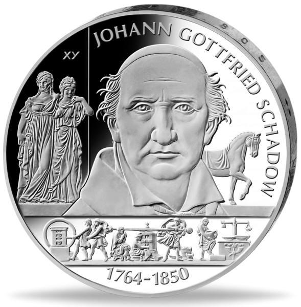 10 Euro Johann Gottfried Schadow - Münez Vorderseite