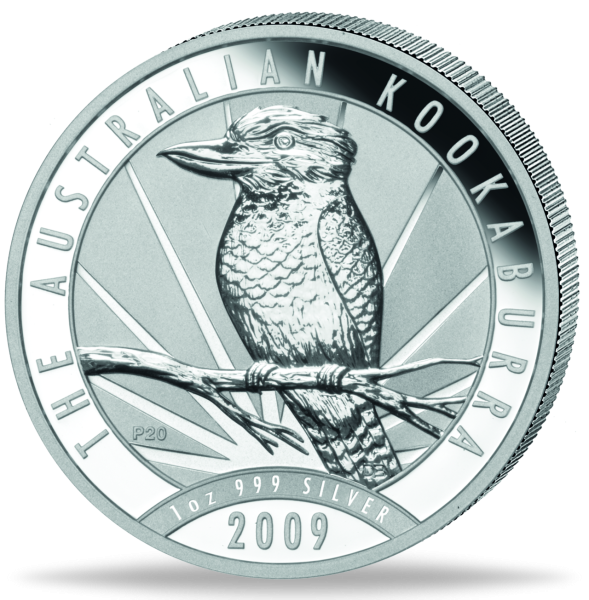 Australien 1 AUS-Dollar Kookaburra 1 Unze Silber 2009 - Münze Vorderseite