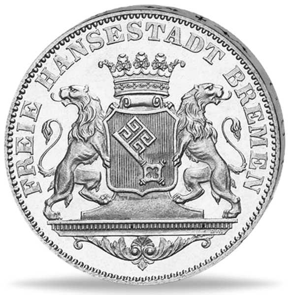 Freie Hansestadt Bremen, 36 Grote 1864 - Silber - Münze Vorderseite