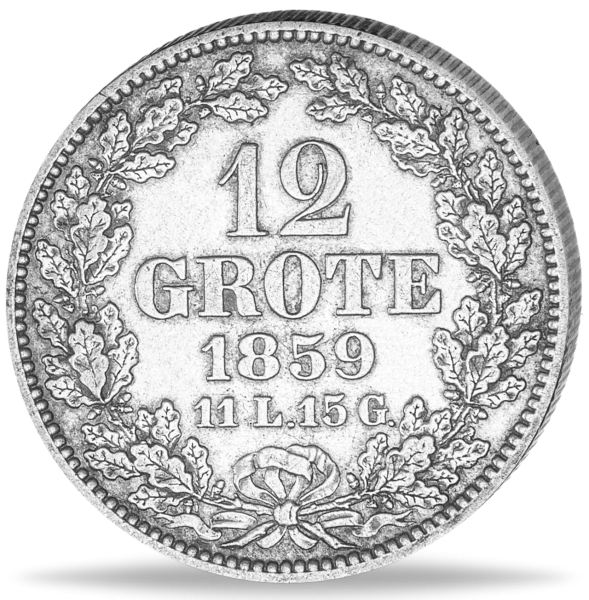 12 Grote Bremen - Vorderseite Münze