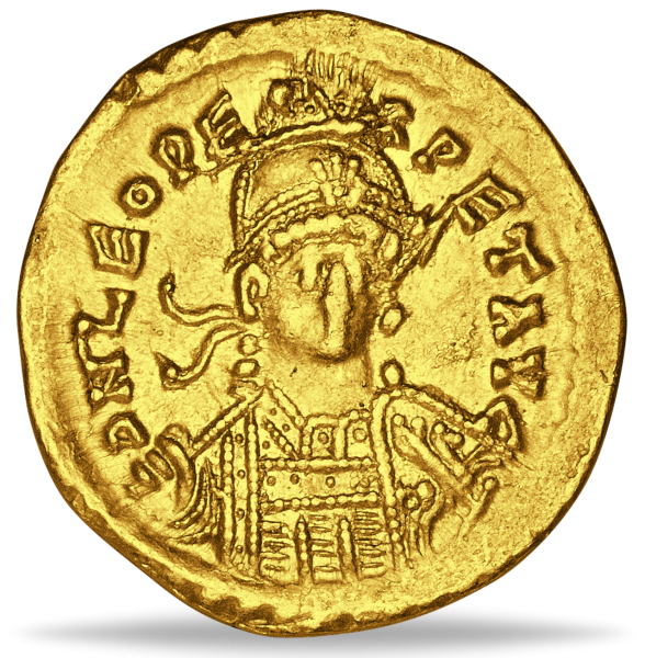 Solidus Kaiser Leo I. - Münze Vorderseite