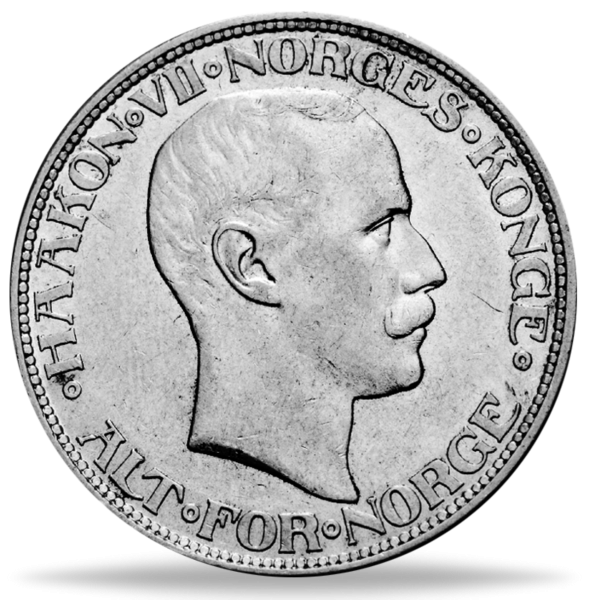 2 Krone Haakon VII. - Münze Vorderseite