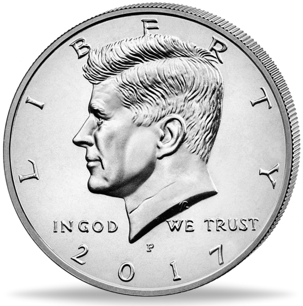 Kennedy Half Dollar - Vorderseite Münze