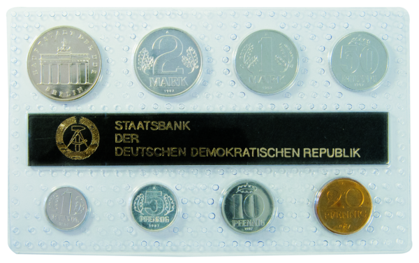 8,86 Mark-Kurssatz DDR 1985 - Münze Vorderseite