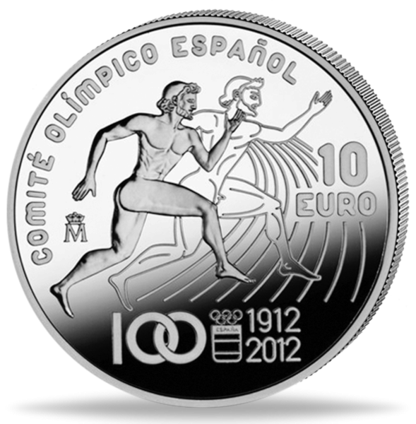 10 Euro Olympisches Komitee - Vorderseite Münze