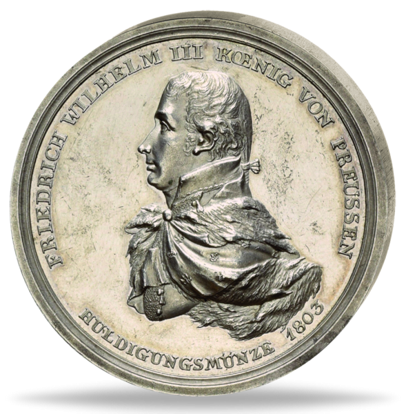 Friedrich Wilhelm III 1803 - Vorderseite Münze