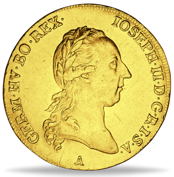 Haus Habsburg, Doppeldukat 1786 A, Kaiser Joseph II. - Gold - Münze Vorderseite