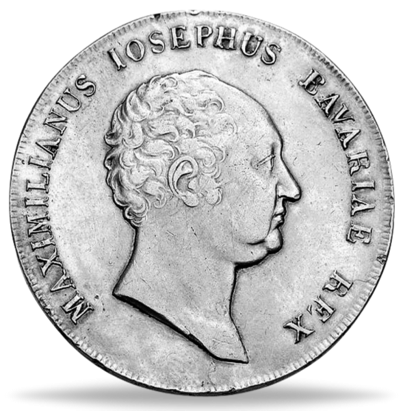 Kronentaler Maximilianus Josephus - Vorderseite Münze