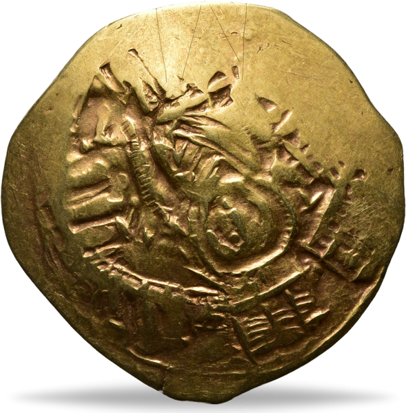 Byzanz, Hyperpyron 1282-1328, Kaiser Andronikos II. - Gold Münze Vorderseite