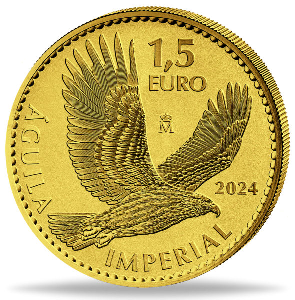 1,5 Euro Kaideradler 1 Unze Gold - Münze Vorderseite