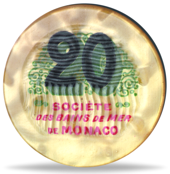 20 Franc-Jeton Monte-Carlo - Vorderseite Jeton