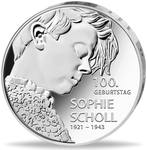 20 Euro Sophie Scholl - Vorderseite