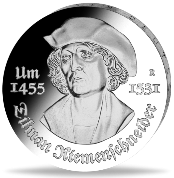 5 Mark der DDR Tilman Riemenschneider - Münze Vorderseite