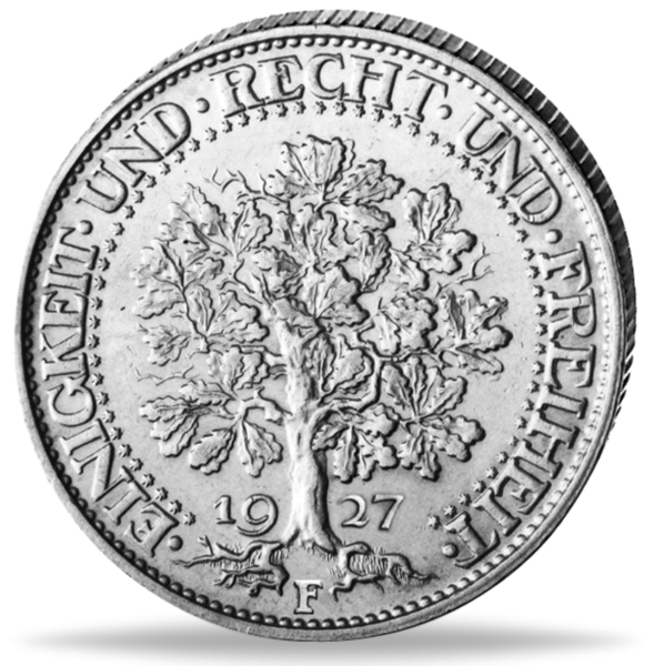 5 Reichsmark Eichbaum - Münze Vorderseite