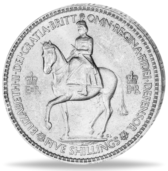 1 Crown Elisabeth II. - Münze Vorderseite