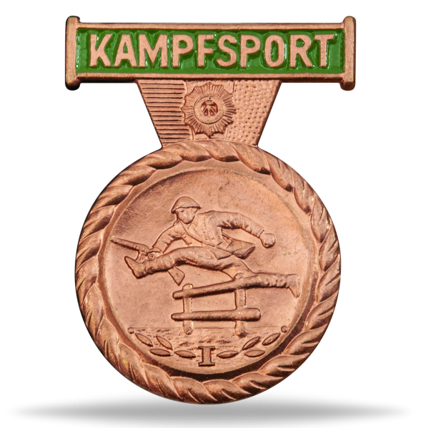 Abzeichen DDR Kampfsport bronze - Vorderseite