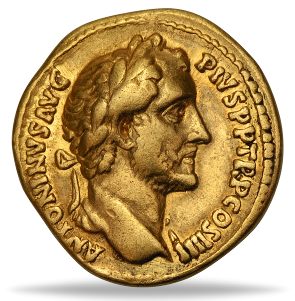 Römisches Reich, Antoninus Pius - Münze Vorderseite