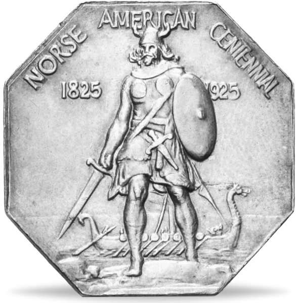 Norse American Centennial Präg - Münze Vorderseite